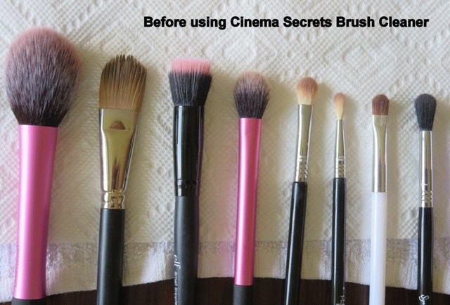 mac brush cleaner vs cinema secrets